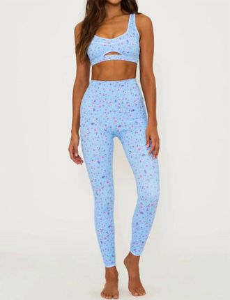 Beach Riot Nella Legging In Iris Petal