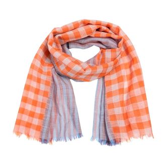 Bitte Kai Rand Accessoires, Dames, Veelkleurig, ONE Size, Wol, Checks n Stripes Sjaal