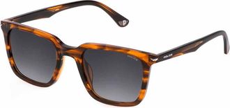 Police SPLL80 CHAMP 4 0836 Mens Sunglasses Brown Size 52