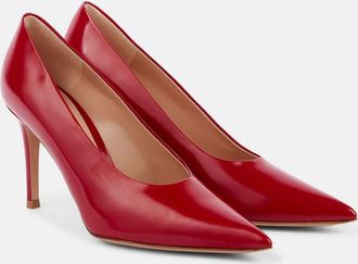 Gianvito Rossi Robbie 85 patent leather pumps
