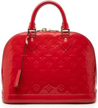 Louis Vuitton Pre-owned Alma PM - Dames - Vintage Handtas - Rood - ONE Size - Leer - Vintage