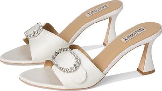 Badgley Mischka Odetta Womens Sandals Soft White : 6.5 M, Leather