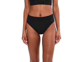 Wacoal B Smooth Natural High Cut Panty Underwear Womens Underwear Black : 2XL, Cotton/Elastane/Lyocell