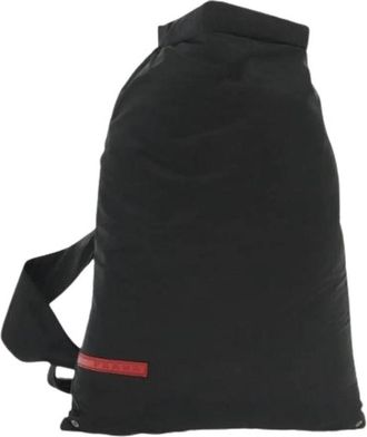 Prada Pre-owned Nylon backpacks - Dames - Vintage Rugzakken - Zwart - ONE Size - Nylon - Vintage