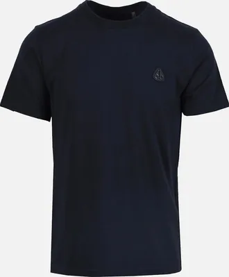 Moose Knuckles Mens Moose Knuckles Crescent T-shirt Navy - Size: 38