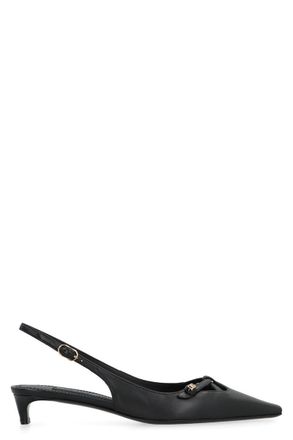 Dolce & Gabbana Leather Slingback Pumps