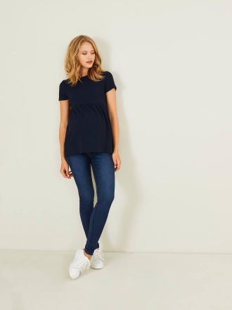 Vertbaudet Jeans-Leggings f&uuml;r die Schwangerschaft denim