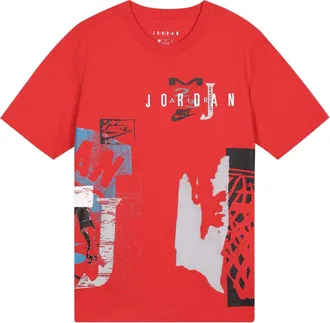 Nike Jordan Air Jordan Sport DNA SS20 Printed Short Sleeve TEE Men Red CJ6224-657