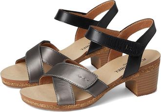 Josef Seibel Grace 01 Womens Sandals Basalt Kombi : EU 40 (US Womens 9-9.5) M, Leather/Rubber