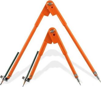 OEM Juego De 2 Compases Profesionales Para Carpinter&iacute;a Con Aleta Y Soporte Para L&aacute;piz, De 450 Mm Y 750 Mm. Juego De Comp&aacute;s/l&aacute;piz De Precisi&oacute;n, Gran Di&aacute;met