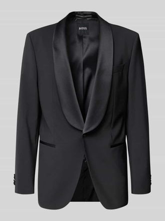 HUGO BOSS Regular Fit Smoking aus Schurwoll-Mix Modell JASPER TUX in Black, Gr&ouml;&szlig;e 102