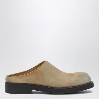 Maison Margiela Mules Biker in suede lavato beige