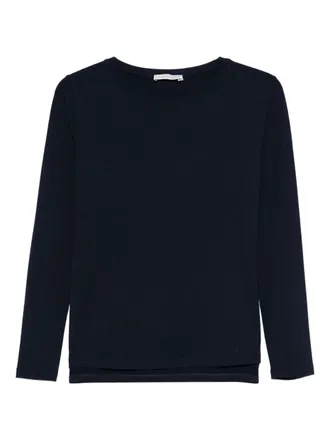 Le Tricot Perugia T-shirt met lange mouwen - Blauw