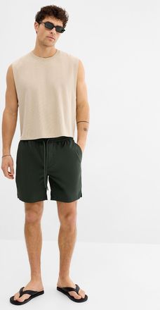 Le 31 Mens Stretch nylon lightweight shorts Inseam: 7