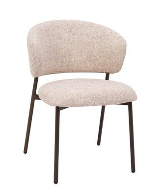 BIZZOTTO Set of 2 Chairs PRISCA BRONZE/SAND