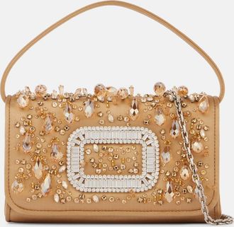 Roger Vivier Borsa Pilgrim Micro con cristalli