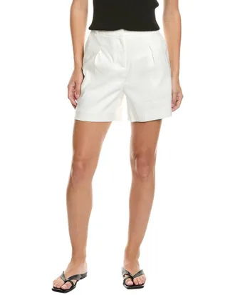 Brooks Brothers Pleated Linen-Blend Short