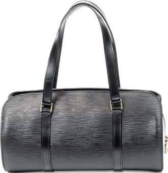 Louis Vuitton Borsa tote Soufflot in pelle &Eacute;pi - Nero