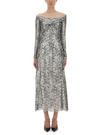 Paco Rabanne Long Lace Dress