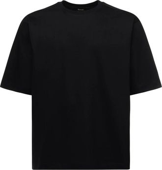 Herno Tops, Heren, Zwart, XL, Zwarte Crewneck T-shirts en Polos