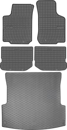 OEM Juego De Alfombrillas De Goma Para Skoda Octavia I Sed&aacute;n (1997-2010) + Alfombrilla Para El Maletero