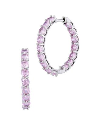 Savvy Cie Jewels Cz Hoop Earrings