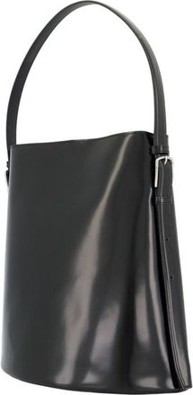 Coperni Womens Calfskin Leather Shoulder Bag Black