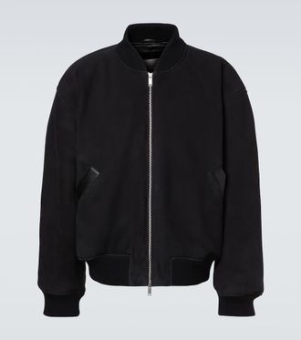 STUDIO NICHOLSON x Aaron Levine Berkeley suede bomber jacket
