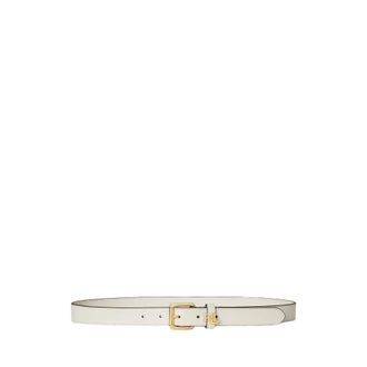 Ralph Lauren Belts, female, White, Size: XS Kpper 25 Belt Skinny