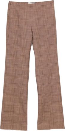 Max Mara Prince Of Wales Check Trousers