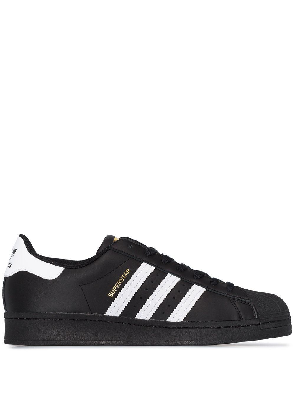 Black adidas trainers uk online