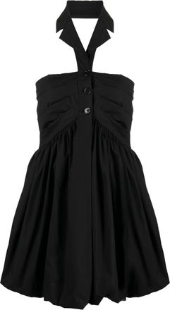 Philosophy di Lorenzo Serafini flared mini dress - women - Cotton/Spandex/Elastane - 42 - Black