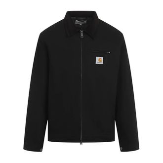 Carhartt Work in Progress Zwarte Jas Aw 25 Stijlvol - Heren - Zomerjassen - Zwart - M - Katoen - Jassen