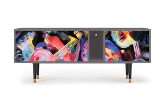 StoryZ Mueble de TV multicolores 2 cajones y 2 puertas L 170 cm