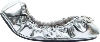 Rombaut Ruched Ballerina Flats - Dames - Ballerinas - Grijs - 37 EU - Polyester - Schoenen