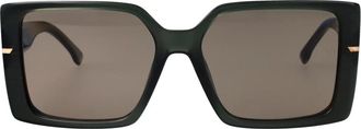 Victoria Beckham 57mm Vierkante Zonnebril - Dames - Zonnebrillen - Groen - 57 MM - Accessoires