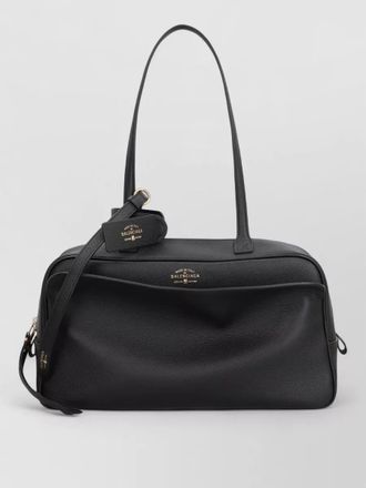 Balenciaga carrie medium calfskin bowling shoulder bag