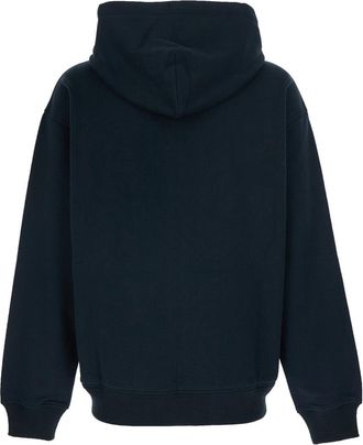 Dolce & Gabbana Mens Hooded Sweatshirt Blue Cotton Sweatshirts Sweater
