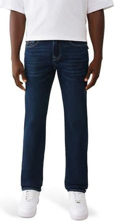 True Religion Geno Flap Pocket Slim Fit Jeans in Dark Oak Wash at Nordstrom Rack, Size 36