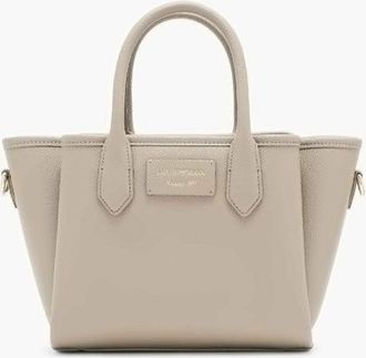 Emporio Armani Panelled Finish Detachable Strap Small Shopper