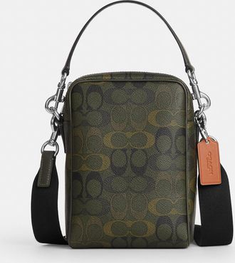 Coach Tristan Crossbody Bag 14 In Signature Camo Print