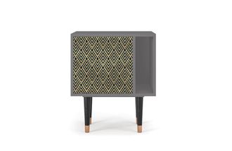 StoryZ Mesita de noche azul 1 puerta L 58 cm