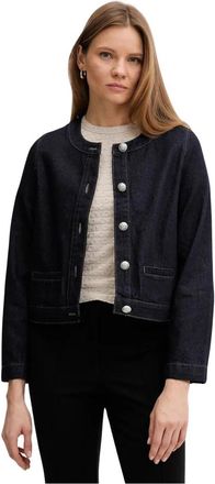 DKNY Denim Jas met Knopen - Dames - Spijkerjassen - Blauw - XS - Denim - Jassen