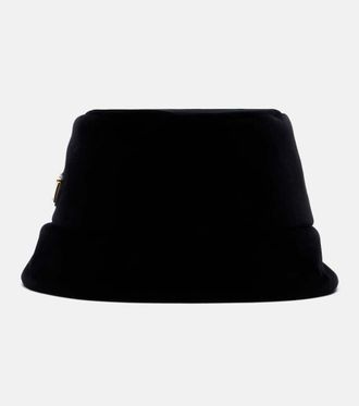 Prada Cotton velvet bucket hat