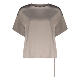 Herno Dames, Blouses & Shirts, Beige, Maat: S Leer