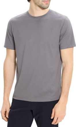 Theory Precise Cotton T-Shirt in Carbon - Bax at Nordstrom, Size X-Large
