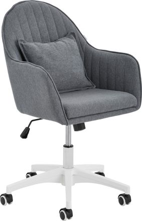 Livetastic Drehstuhl, Dunkelgrau, Metall, Kunststoff, Textil, F&uuml;llung: Schaumstoff, Drehkreuz, 59x83-93x68 cm, Sitzfl&auml;che 360&deg; drehbar, B&uuml;rom&ouml;bel, B&uuml;rost&uuml;hle, Dr