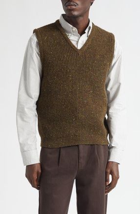Noah Donegal Wool Sweater Vest in Bally Castle at Nordstrom, Size X-Large