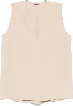 Blanca Vita Top con scollo a V - Toni neutri