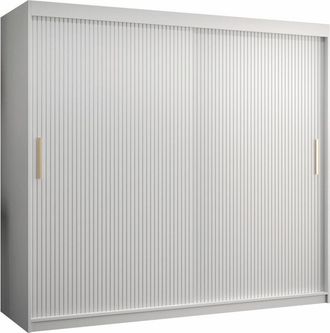 Mirjan24 Armario Hartford 400, Blanco, 200x200x62cm, Puertas De Armario: Correderas, N&uacute;mero De Estantes: 0